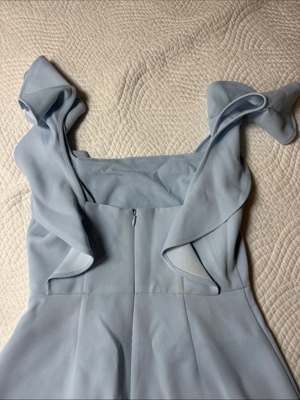 BCBGeneration Baby Blue Ruffle Mini Dress - Picture 6 of 12
